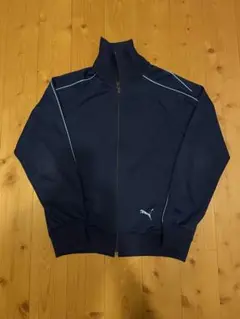 80s PUMA トラックジャケット ハイネックネイビー