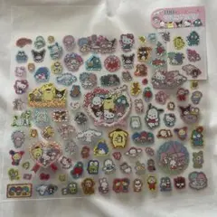 サンリオキャラクター集合 ホログラムシール 100ピースシール キラキラシール