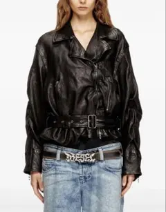 【新品未使用】DIESEL 25AW 定価23万円　レザージャケット