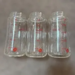 Pigeonガラス製の哺乳瓶 下の部分　3本セット　240ml ガラス