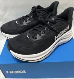 HOKA CLIFTON 10メンズ25.0（レギュラー） ブラック/ホワイトのサムネイル