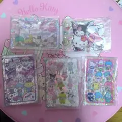 期間限定値下げ✨️サンリオ　いちご新聞　付録　パスケース　まとめ売り　おまけ付き