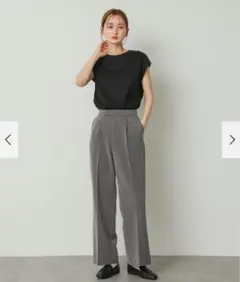 sensofplace センスオブプレイス スラックス グレー ストレートパンツ