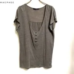 MACPHEE マカフィー　リネン100%カットソーのサムネイル