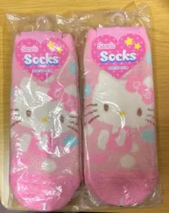 《値下げ》ハローキティ もこもこソックス Hello Kitty 2足
