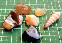 青森津軽縄文天然石 ルース原石5点セット - メルカリ