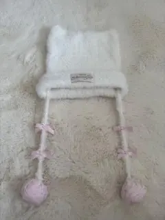 マリーちゃんファンキャップ/ニット帽/白