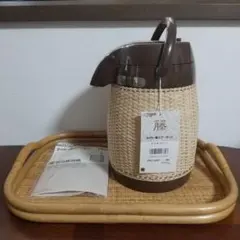 新品未使用 ヨット 魔法瓶 手編み アイスペール 昭和レトロ 当時物 
