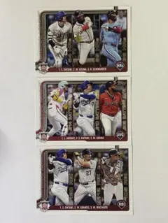 topps 2024 ナショナルリーグ 3枚セット 大谷翔平