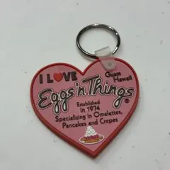 Eggs'n Things ハート型キーホルダー