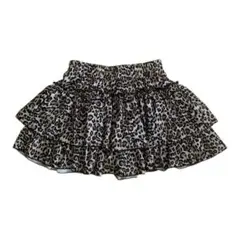 レオパード柄 フレアスカート