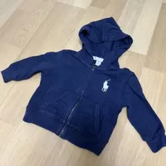 Ralph Lauren フード付きトレーナー 9M ネイビー
