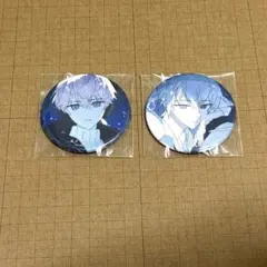 スノーマン KAITO レン 缶バッジ 2点