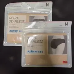 UNIQLO AIRism シームレスショーツ Mサイズ 2枚セットのサムネイル