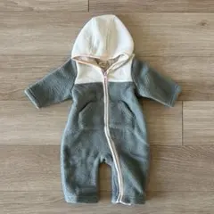 Baby GAP 0-3ヶ月 フリース フード付きロンパース
