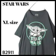 スターウォーズ ベビーヨーダ グローグー Tシャツ ムービーT グレー XL