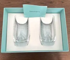 ティファニー　プラチナプレート/ニューヨークカップ/カデンツグラス/3点セット 結婚祝い ペア 名入れ ティファニー Tiffany&Co. カデンツ