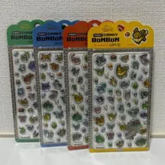 【韓国限定・新作】ポケモン　キャンディボンボンステッカー　4枚セットのサムネイル
