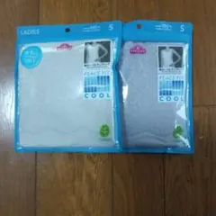 PEACE FIT 胸元レース付きタンクトップ Sサイズ 2色セットのサムネイル