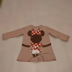 95 Disney ミニーマウス 長袖ワンピース HUG ME 起毛のサムネイル