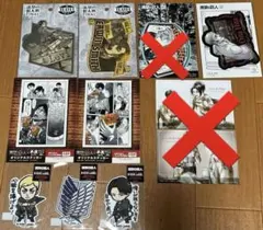 ③ 進撃の巨人 一番くじ プリント ステッカー まとめ売り
