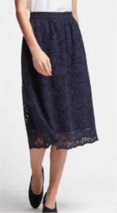 ユニクロ レースギャザースカート 3枚セット