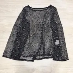 Jena espace merveilleux メッシュニット ブラックのサムネイル