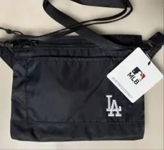 【美品MLB】 LA ドジャースサコッシュバッグ ショルダーバッグ ブラックのサムネイル