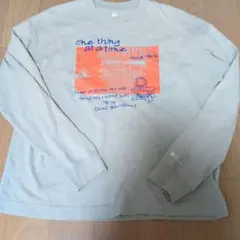 LOGOS GLOBAL WORK 長袖カットソー グレー系