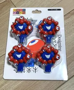 【新品】EXPO2025 ミャクミャク 立体 クリップ 4個セット 万博