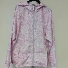 花柄 フード付き軽量 マウンテンパーカー