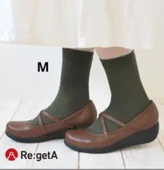 未使用品 Re:getA リゲッタ クロスベルト ミドルウェッジパンプスのサムネイル
