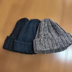 う*ん様 ビームスプラスBEAMSPLUS+ ニット帽（コットン100%） 3点