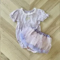 バースデイ Cottoli コトリ ラプンツェルロンパース フリルブルマ80cm