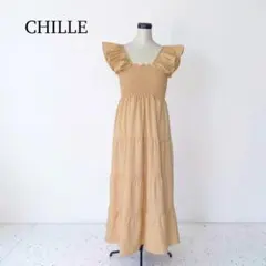 未使用 ANAP CHILLE ♡フリル袖 ティアードワンピース Fのサムネイル