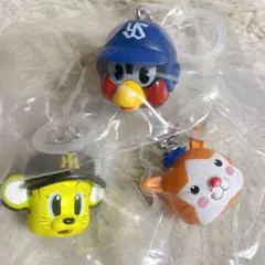 プロ野球マスコット　めじるしアクセサリー　トラッキー　DB.スターマン　つば九郎