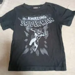 スパイダーマン Tシャツ 120 黒