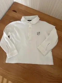 COMME CA ISM ホワイトポロシャツ 90