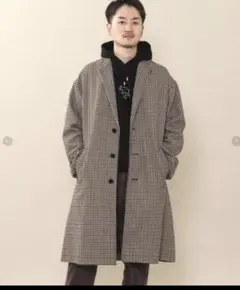 ガンクラブチェック チェスターコート