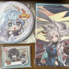 スターレイル ロビン ルアン・メェイ 飛霄 缶バッジ アクキー タオル3点セット