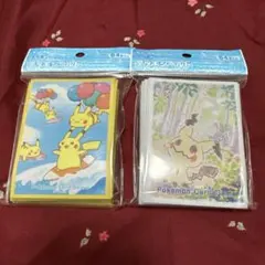 ポ　デッキシールド　なみのりピカチュウ&そらをとぶピカチュウ　クレヨンミミッキュ