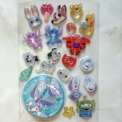 【正規品】ボンボンドロップシールミニ ディズニー 7種類 おすそ分け