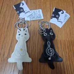 タマ 猫 猫ちゃん キーホルダー キーリング 新品未使用 2個