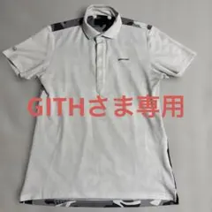 BRIEFING GOLF ポロシャツ カモフラ ホワイト M