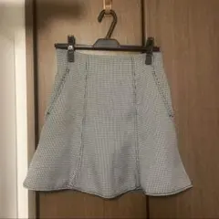 SNIDEL Sustainableヘムフレアミニスカショーパン スカート