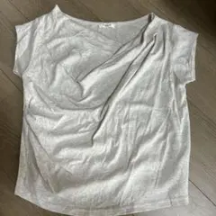 STUNNING LURE 半袖 Tシャツ ドレープ グレーのサムネイル