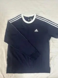 adidas ネイビー 長袖M