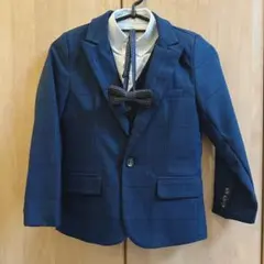 ネイビー フォーマルスーツ 5点セット 120cm