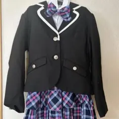 ブレザー　スカート　チェック　子供服　入学式　卒業式　150cm