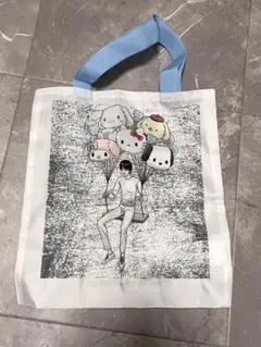伊藤潤二 サンリオ トートバッグ ガチャガチャ 白服の美少年
